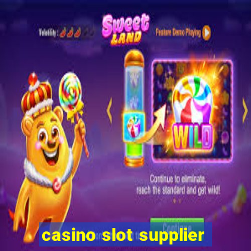 casino slot supplier