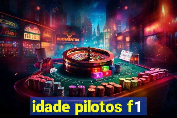 idade pilotos f1