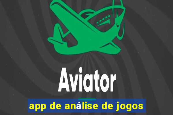 app de análise de jogos