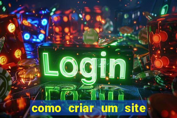 como criar um site de jogos