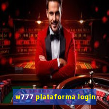 w777 plataforma login