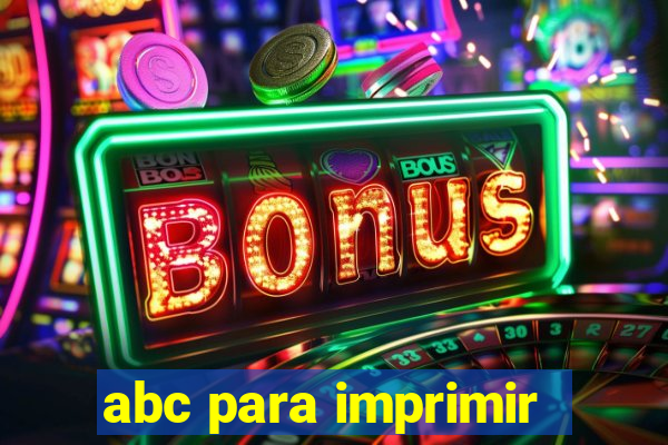 abc para imprimir