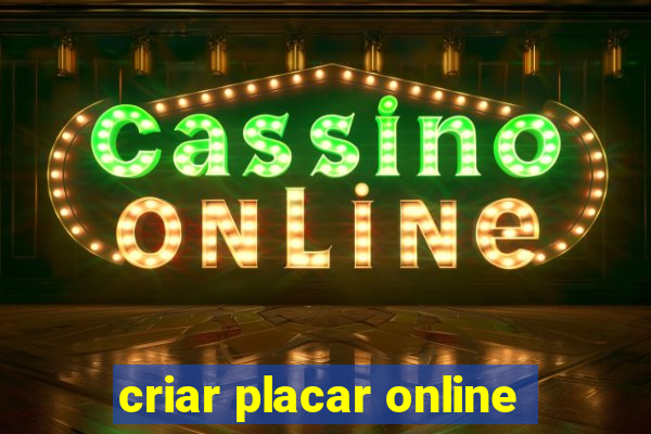 criar placar online