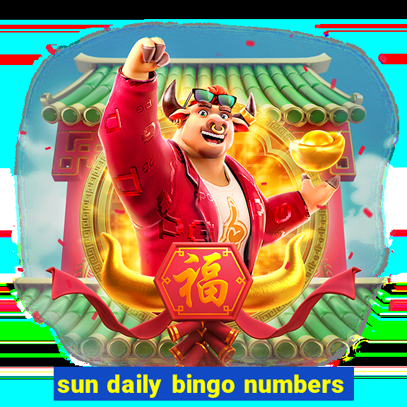 sun daily bingo numbers