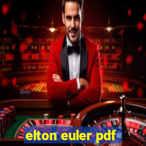 elton euler pdf