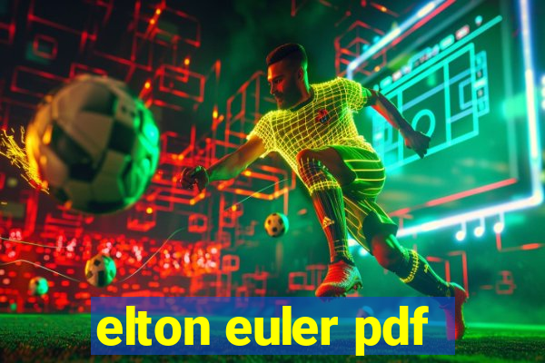 elton euler pdf