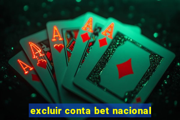 excluir conta bet nacional