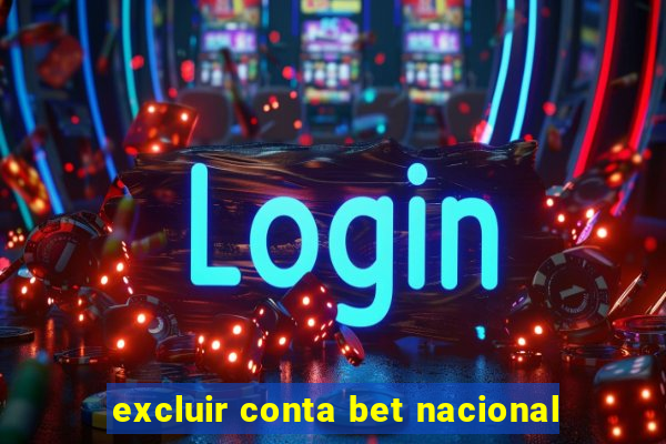 excluir conta bet nacional