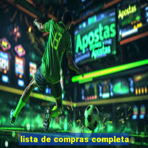 lista de compras completa