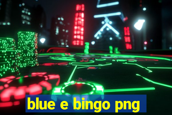 blue e bingo png