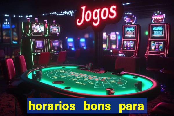 horarios bons para jogar fortune tiger