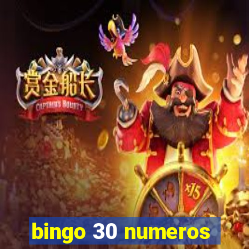 bingo 30 numeros