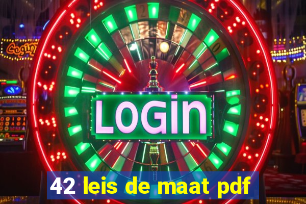 42 leis de maat pdf