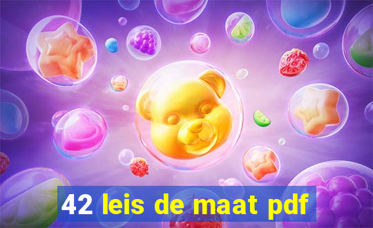 42 leis de maat pdf