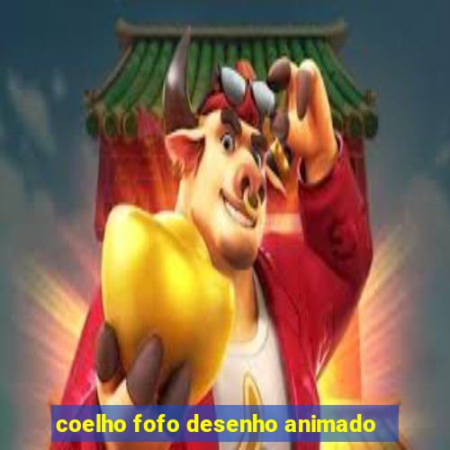 coelho fofo desenho animado