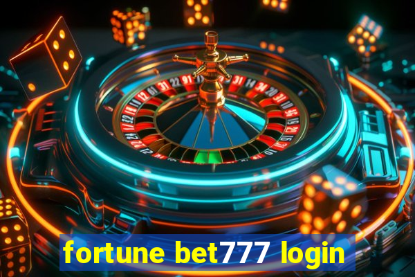 fortune bet777 login