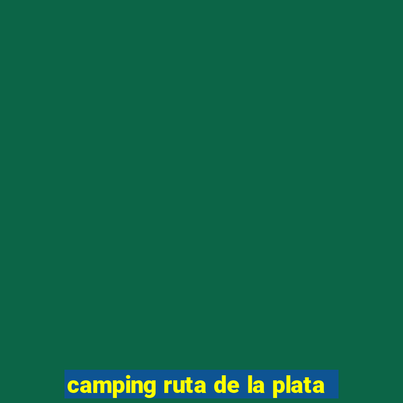 camping ruta de la plata