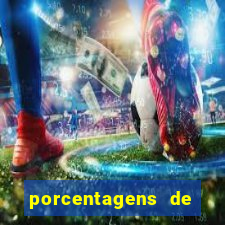 porcentagens de jogos pagantes