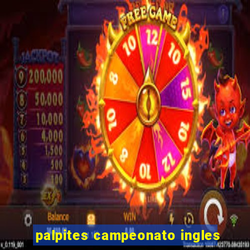 palpites campeonato ingles