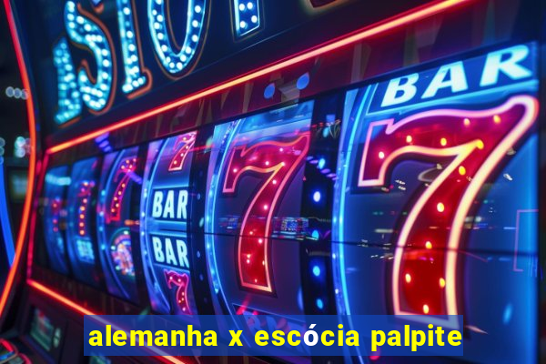 alemanha x escócia palpite