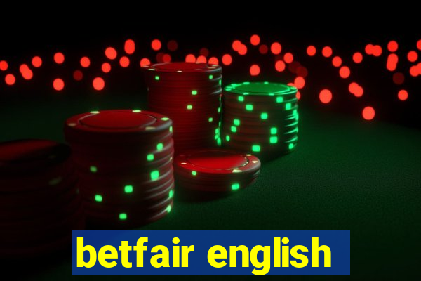 betfair english