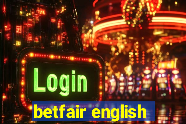 betfair english