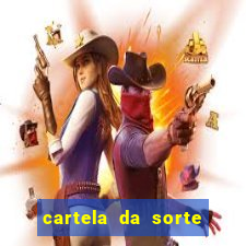 cartela da sorte time de futebol que mais saem