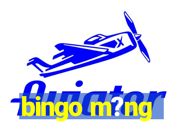 bingo m?ng