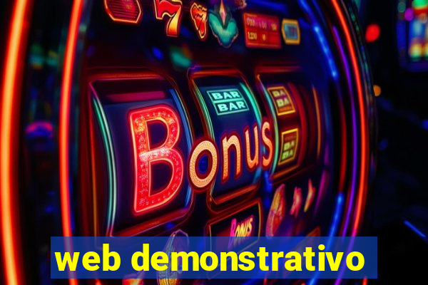 web demonstrativo