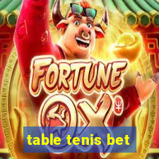 table tenis bet