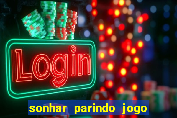 sonhar parindo jogo do bicho