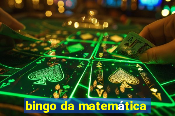 bingo da matemática