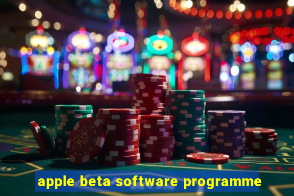 apple beta software programme