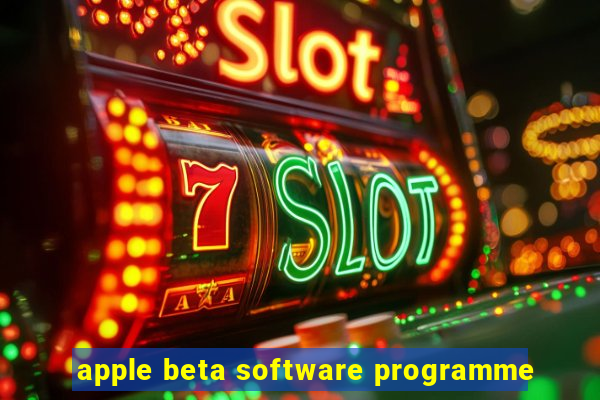 apple beta software programme