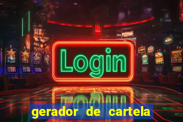 gerador de cartela de bingo