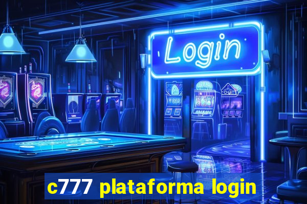 c777 plataforma login