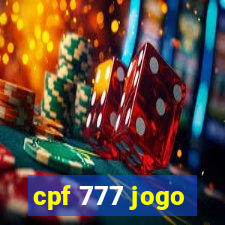 cpf 777 jogo