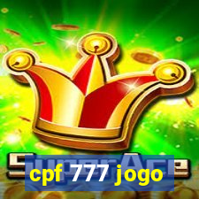 cpf 777 jogo