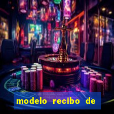 modelo recibo de pagamento word