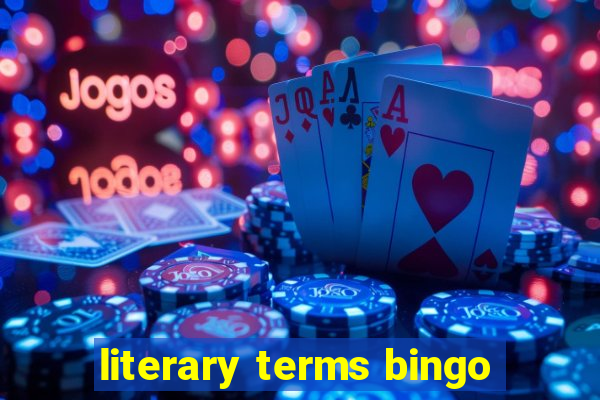 literary terms bingo