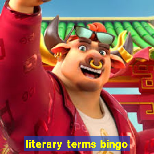 literary terms bingo