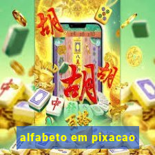 alfabeto em pixacao