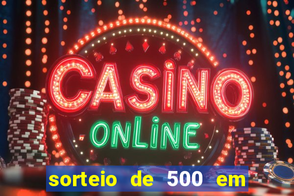 sorteio de 500 em cash toda segunda feira novibet