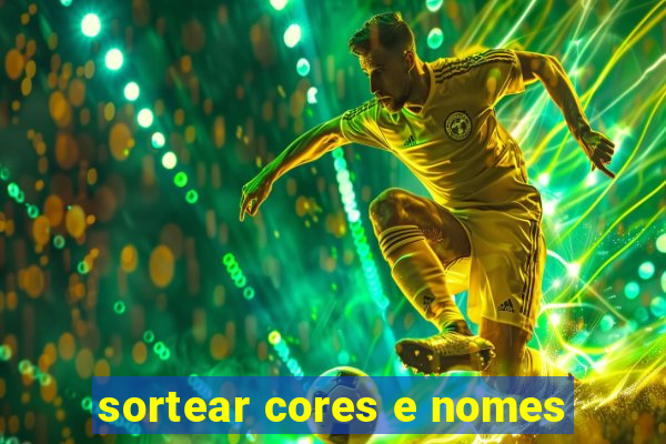 sortear cores e nomes