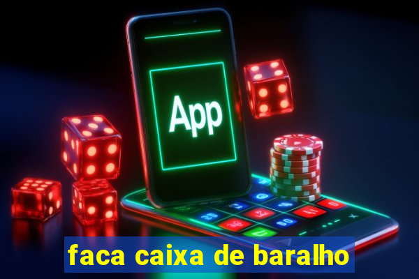 faca caixa de baralho