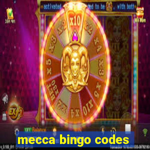 mecca bingo codes