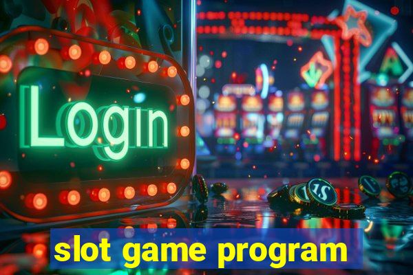 slot game program