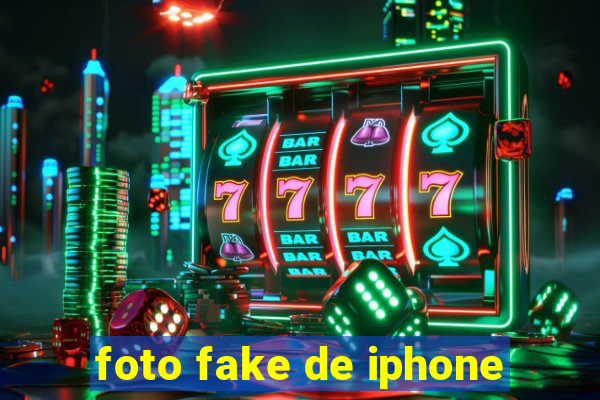 foto fake de iphone