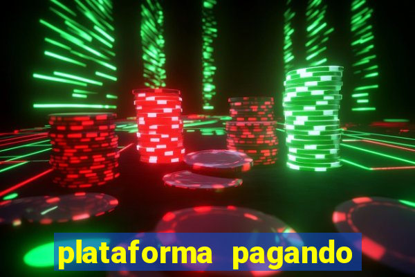 plataforma pagando no cadastro