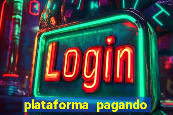 plataforma pagando no cadastro